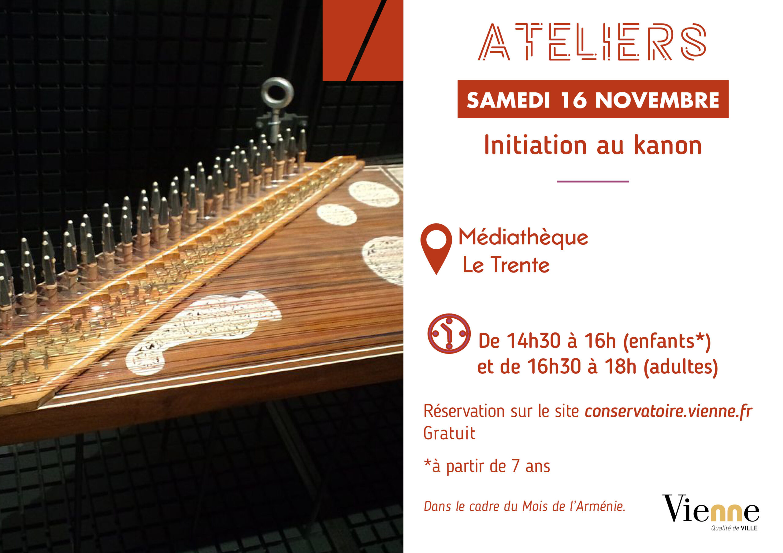 16/11 – Atelier d’initation au kanon