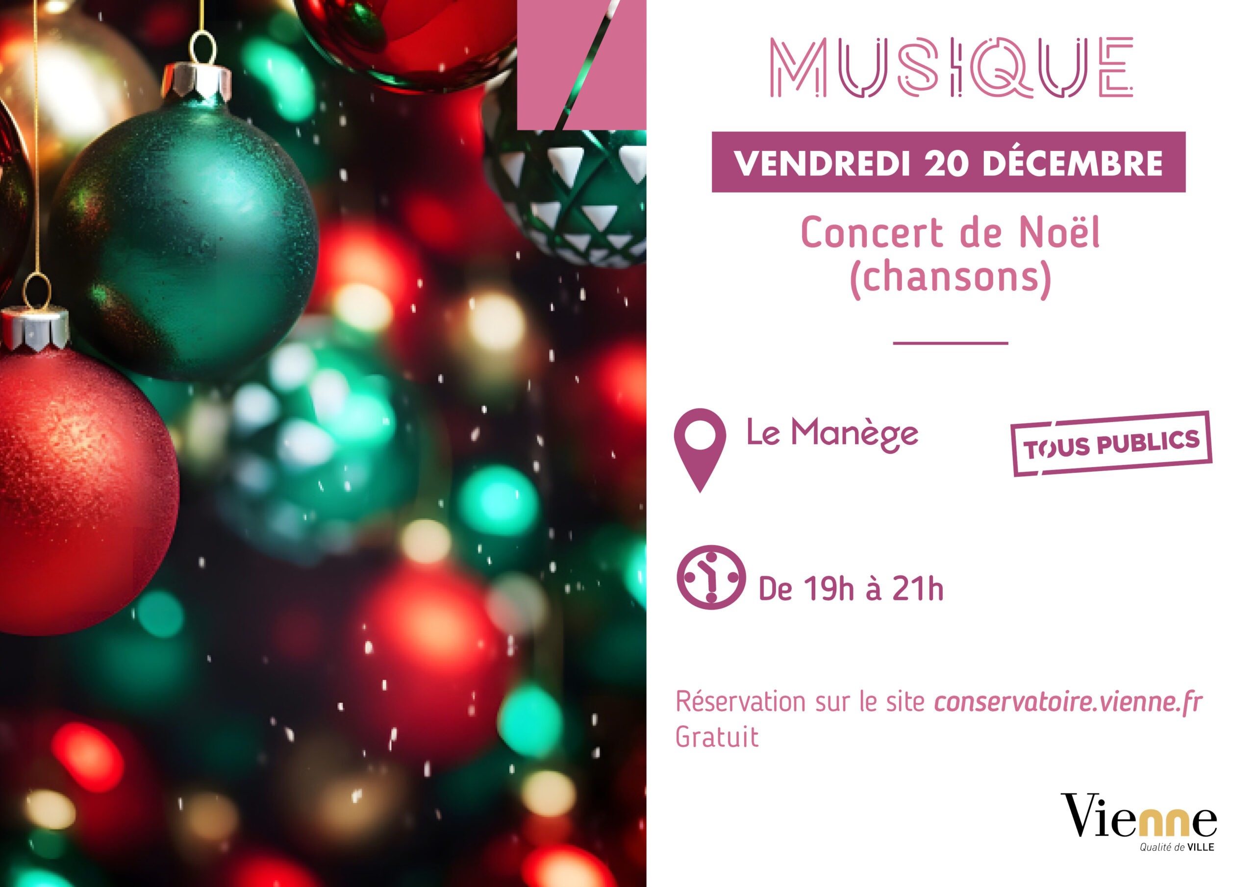 20/12 – Concert de noël